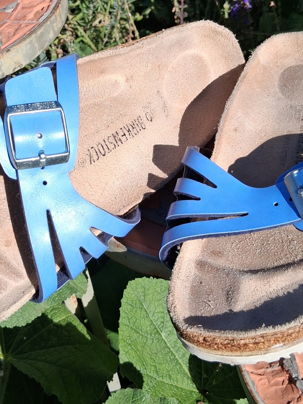 Birkenstock Women's Bright Blue Granada Sandals